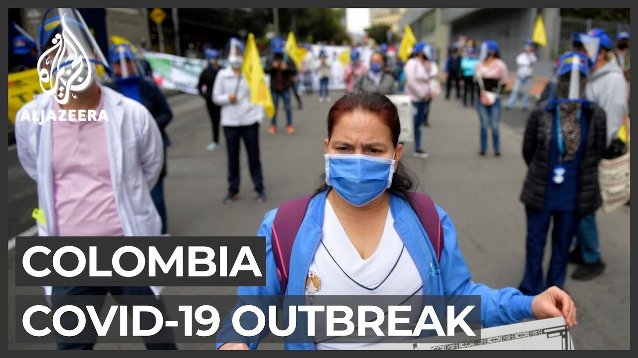 Medical workers in Colombia calling for a full lockdown