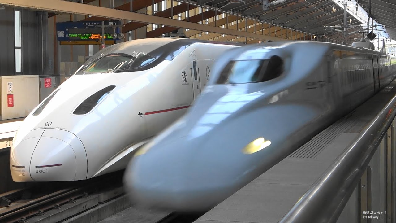 九州新幹線 高速通過映像集 新玉名駅 High-speed passage of the Shinkansen bullet train