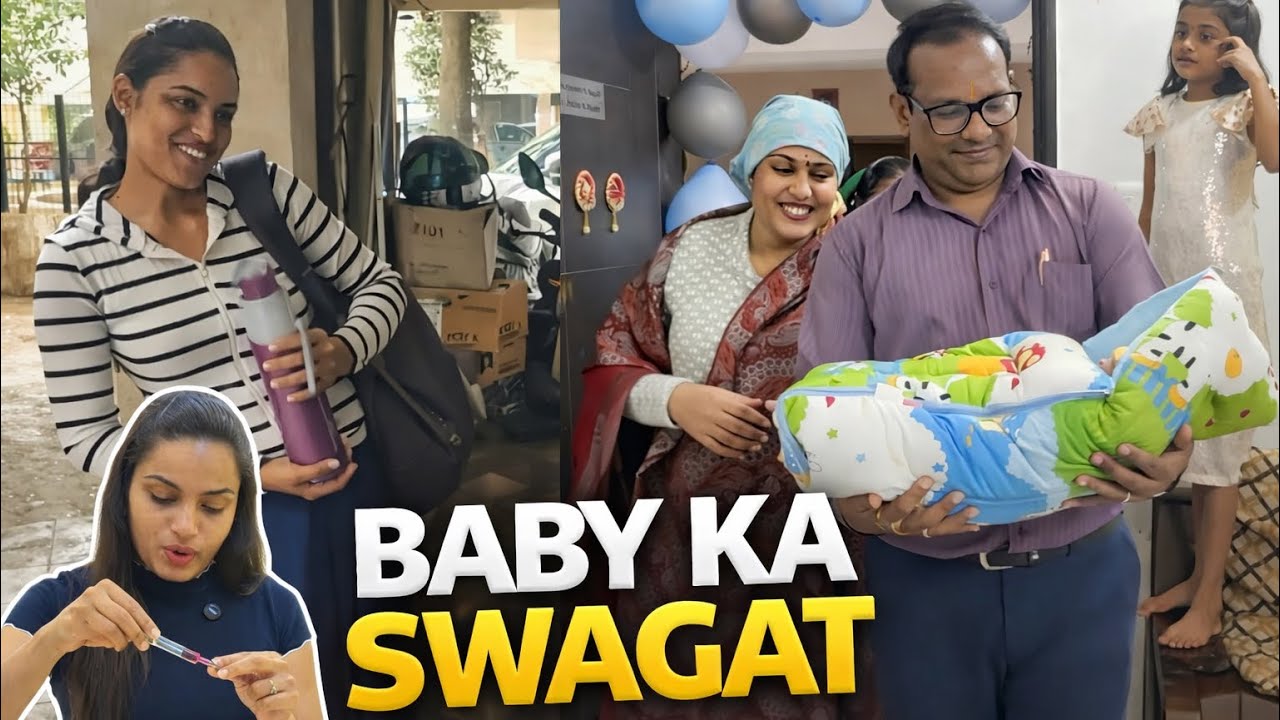 Dr Sheetal Ki MD Medical Entrance Exams Ki Taiyari Shuru 🩺| Ghar Mein New Baby Ka Grand Welcome 👶❤️ 