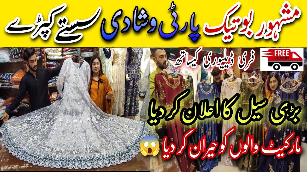 *Elegant trendy Stitched Wedding & Partywear Dresses*🎉 FREE DELIVERY📣Hand Embroidery Designer Outfit