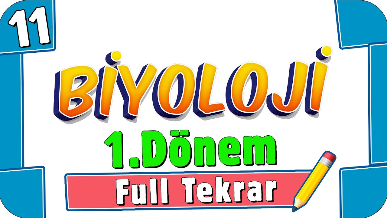 11.Sınıf Biyoloji 1.Dönem Full Tekrar 🔁 #2022