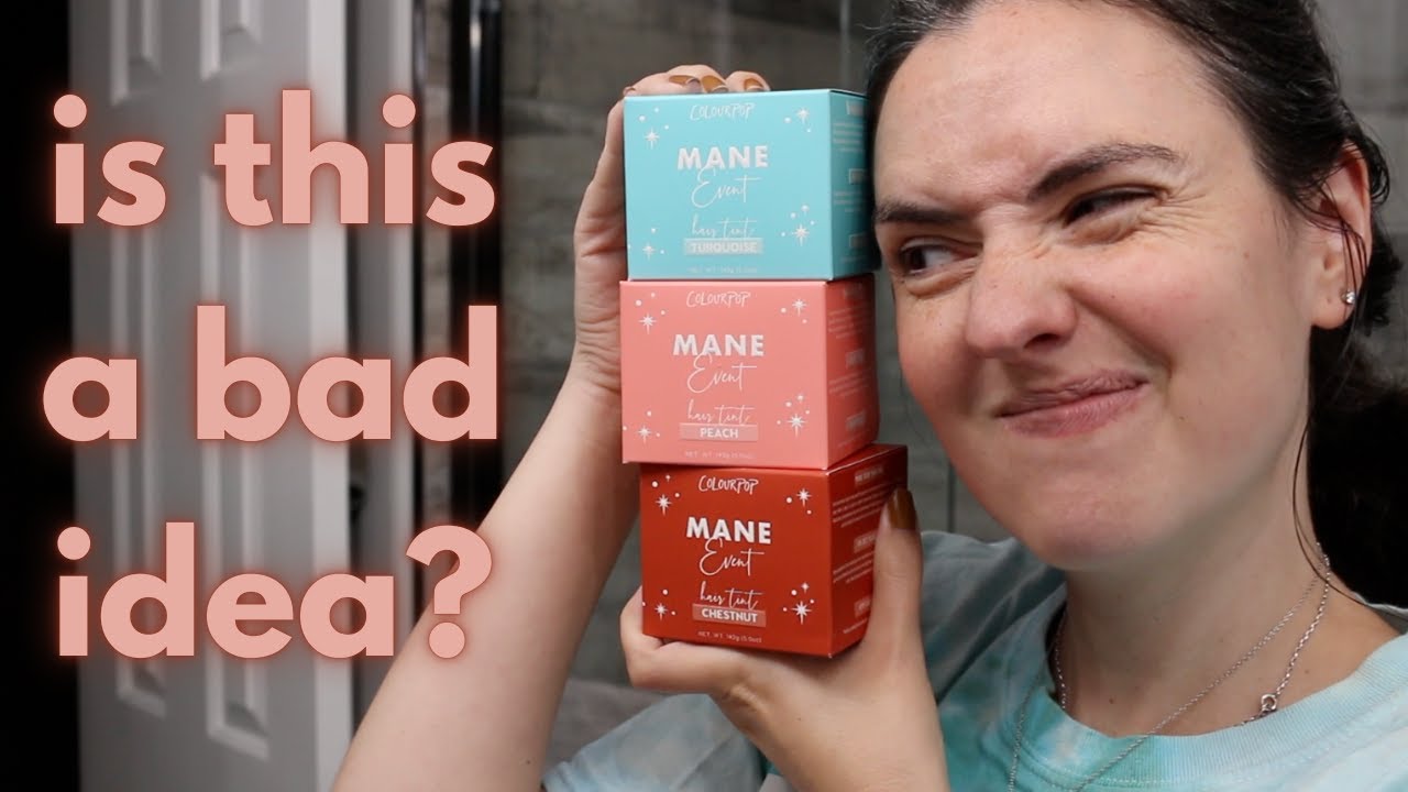 ColourPop MANE EVENT | Bleaching + Dying My Own Hair for the Review!