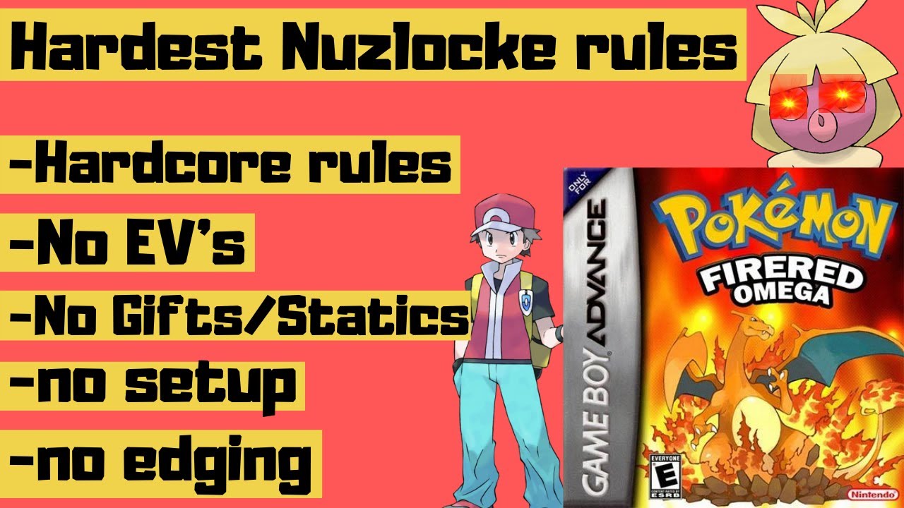 Can I beat Pokemon Fire Red Omega with the Hardest Nuzlocke rules on youtube?