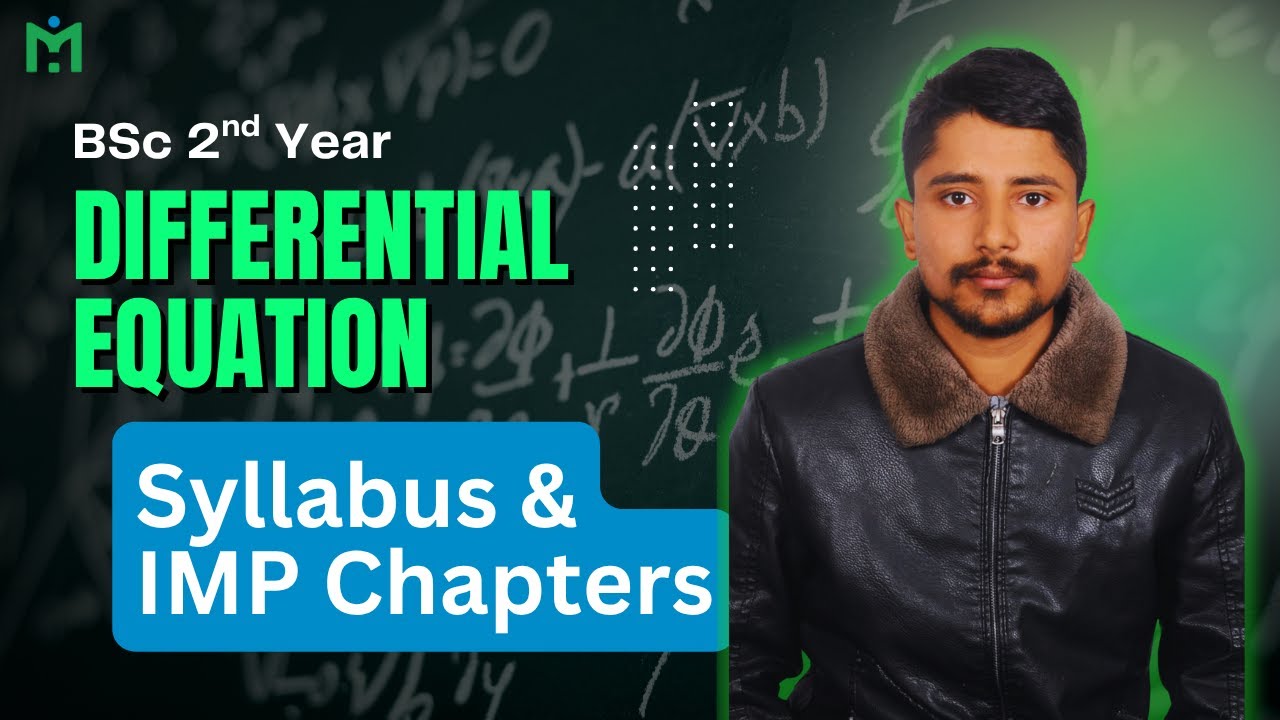 Differential Equation BSc 2nd Year || Syllabus & IMP Questions🔥