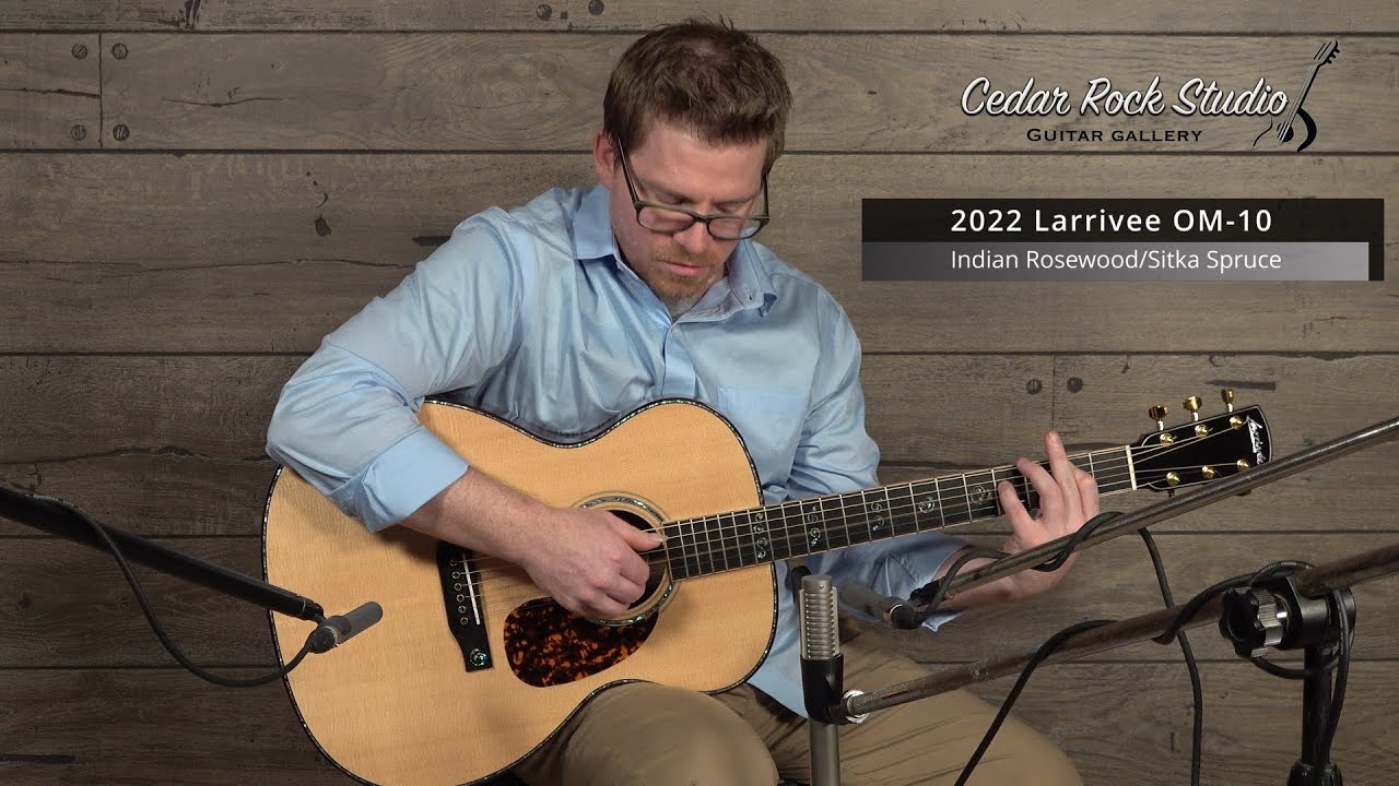 2022 Larrivee OM-10 Deluxe (Indian Rosewood/Spruce) played by Matt Thomas