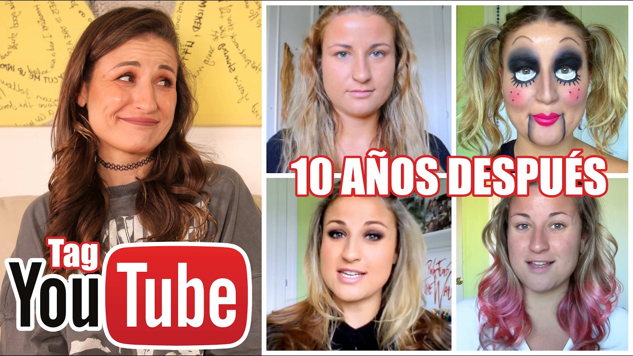 YOUTUBER TAG: 10 AÑOS DESPUÉS Las comparaciones son odiosas PERO ESTO?? No hay por donde cogerlo😂​😂​