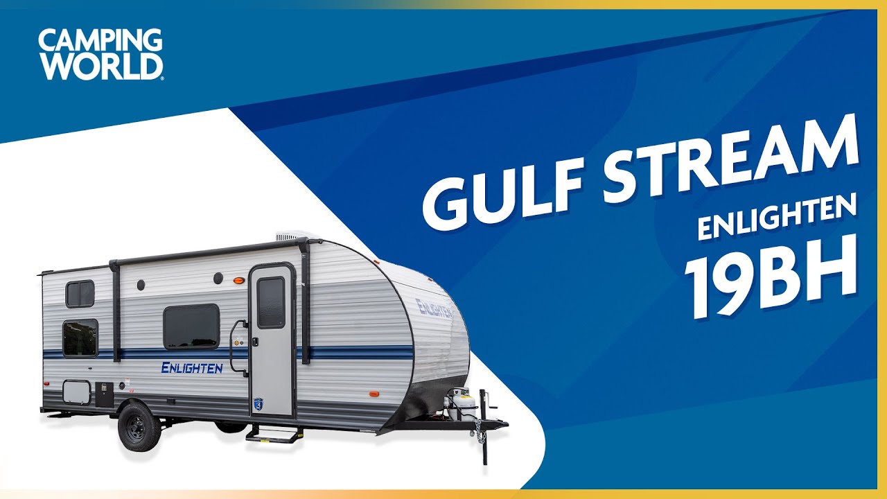 ONLY 3,700 LBS Dry Bunk Model Family Travel Trailer! | 2022 Gulf Stream Enlighten 19BH RV Review
