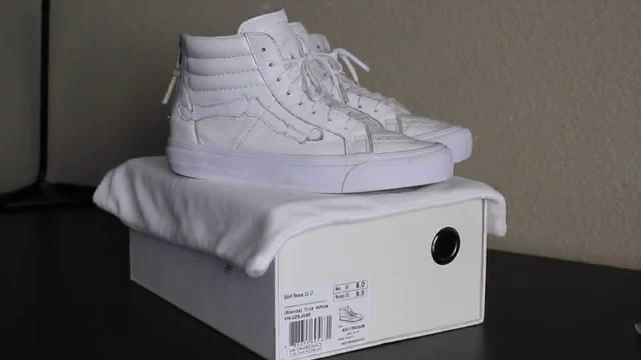 Blends Vans Sk8-hi True White Review + On Feet