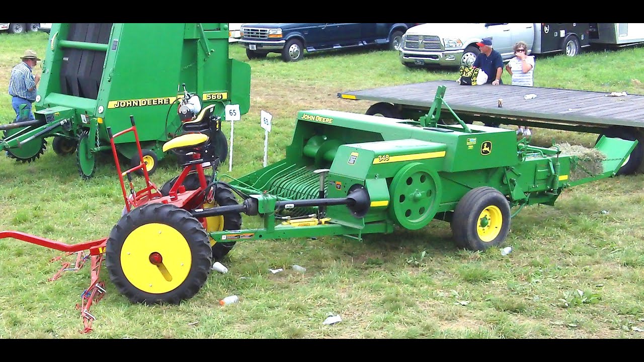 Amish Baling Hay Without Engine Power
