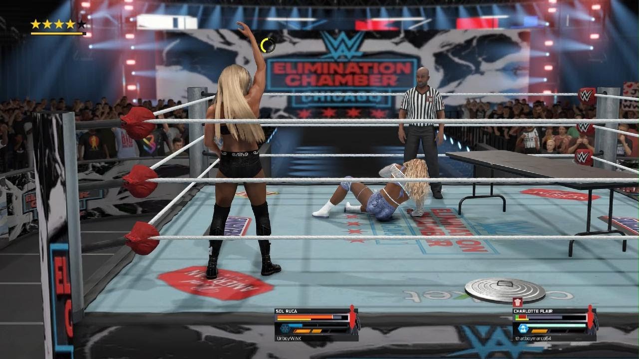 WWE 2K25 woman triple threat