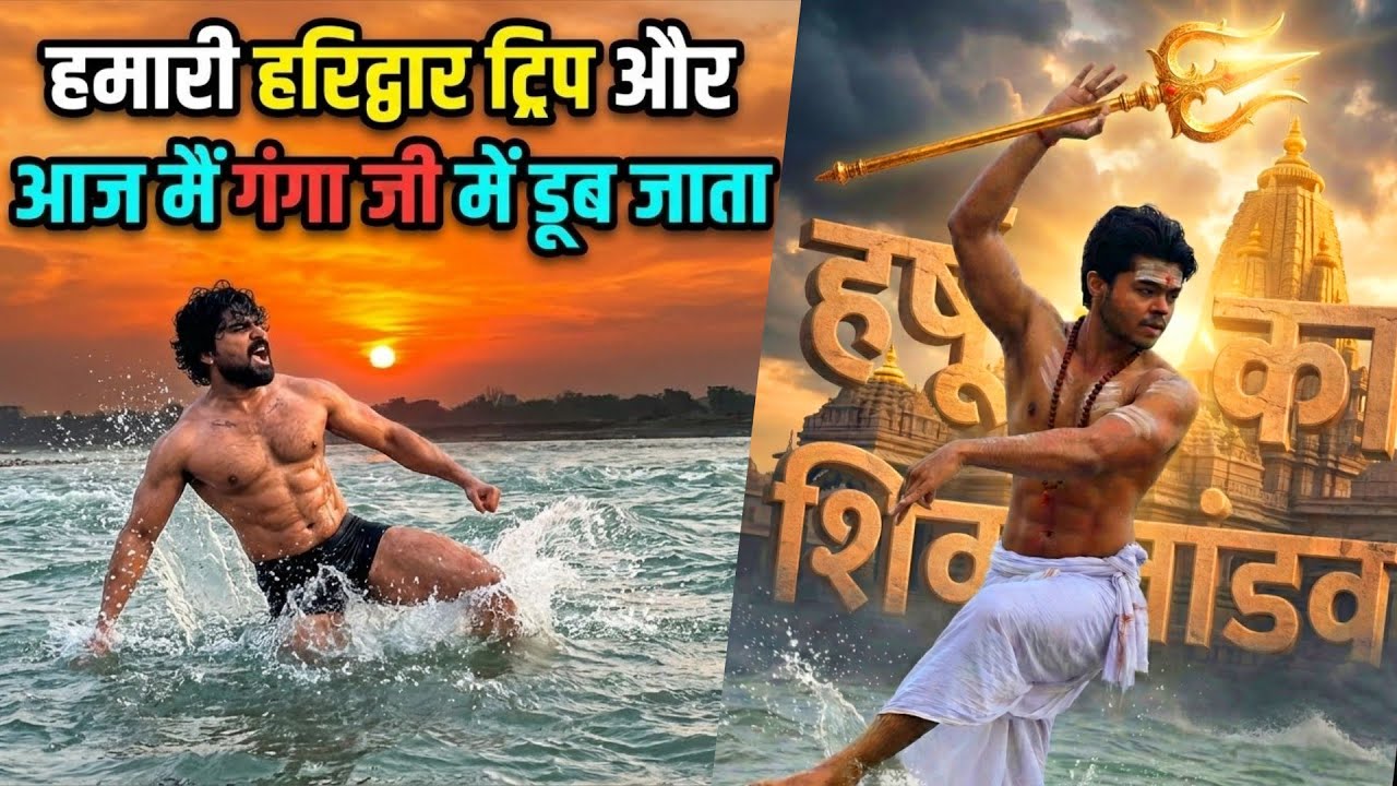 Ganga Ji Me Nahaate Nahaate Doob Hi Gaya Tha 😱 | Haridwar Vlog