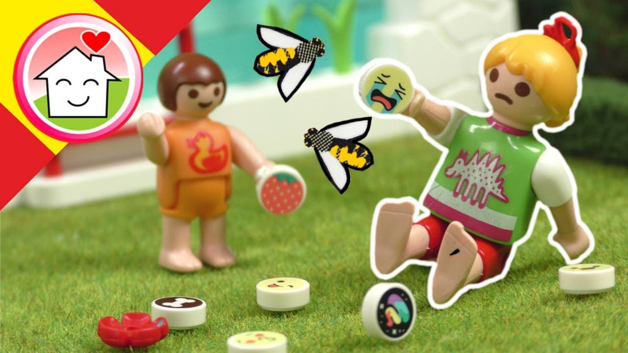 Playmobil en español La picadura de abeja - La Familia Hauser
