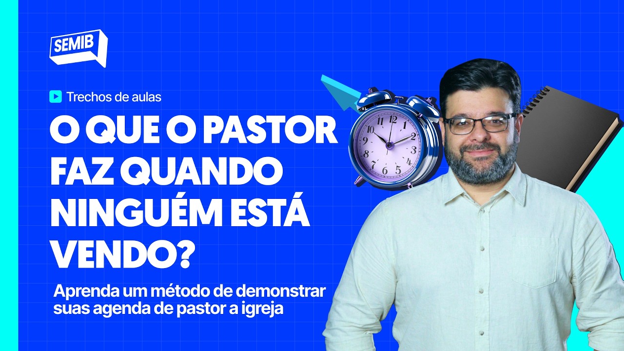 O que fazer quando as pessoas pensam que o pastor não faz nada?