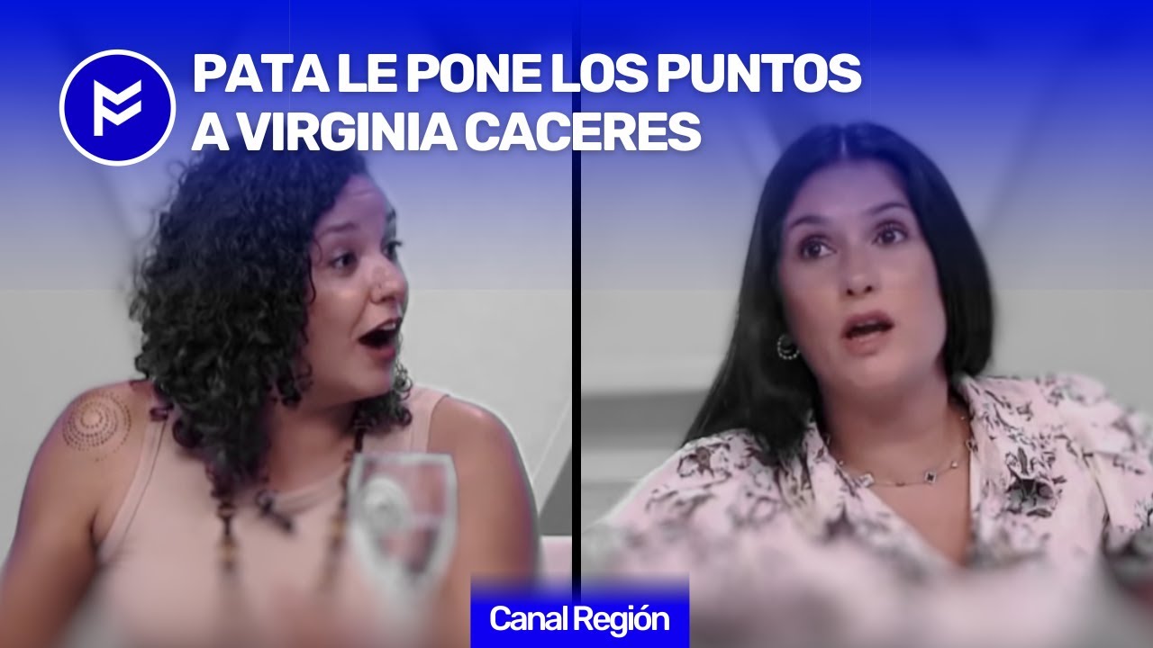 🥊PATA LE HACE PISAR EL PALITO A VIRGINIA CACERES