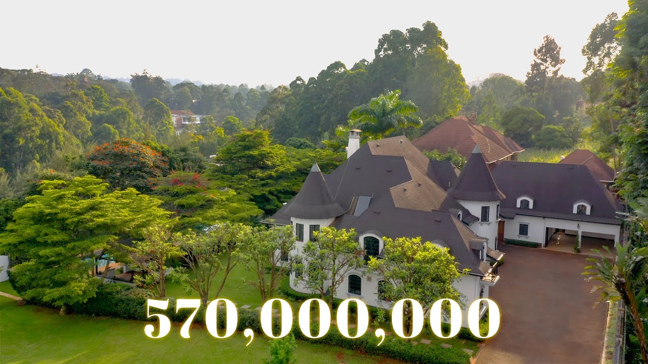 Inside a KSH 570,000,000💸 5-Bed French Normandy Architectural Style Mansion in Kitisuru, Nairobi