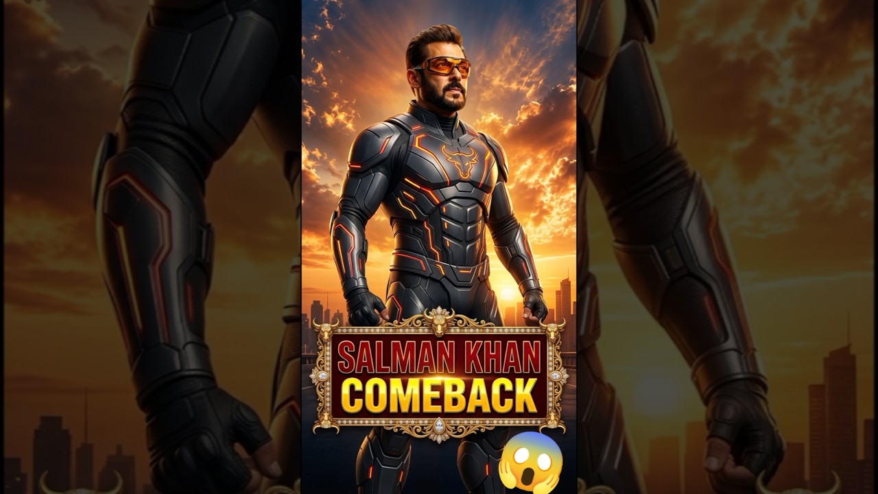 Salman Khan's Biggest Comeback? 😱 Superhero Film Will Shock Everyone!#salmankhan #shorts
