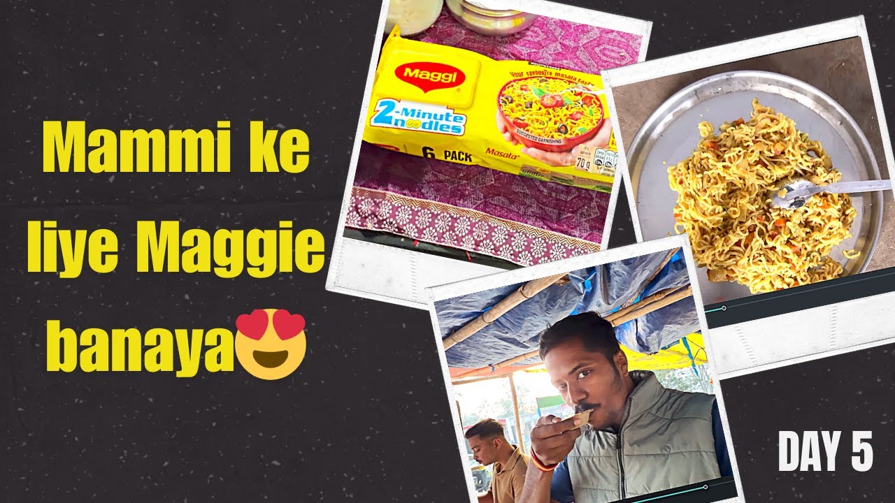 Mammi ke liye Maggie banaya😍