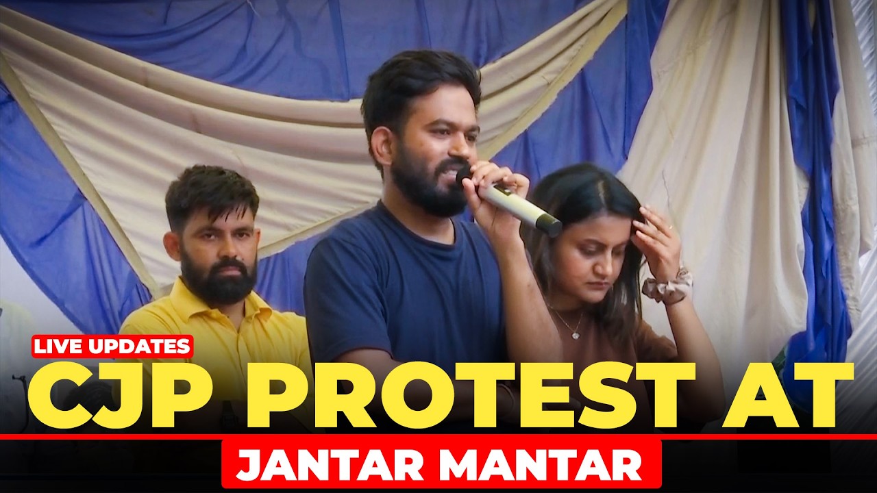 CJP Protest at Jantar Mantar LIVE UPDATES | Abhijeet Dipke Speech | Delhi Police | Sonam wangchuk