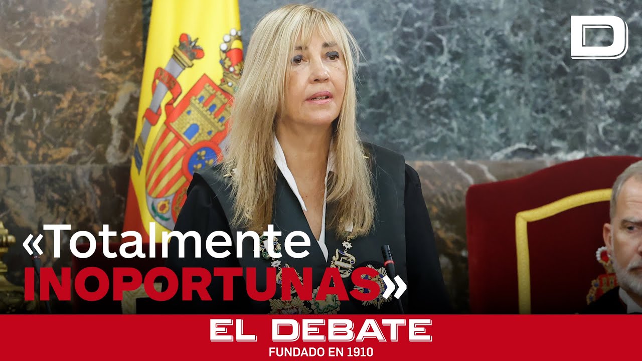Isabel Perelló: «Son totalmente inoportunas las insistentes descalificaciones a la Justicia»