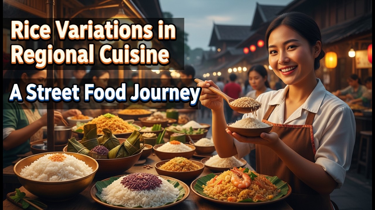 Rice Variations in Regional Cuisine: A Street Food Journey