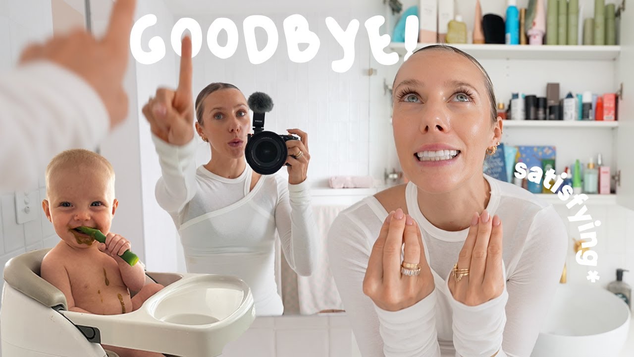 THROWING OUT half my skincare, wardrobe declutter & starting solids