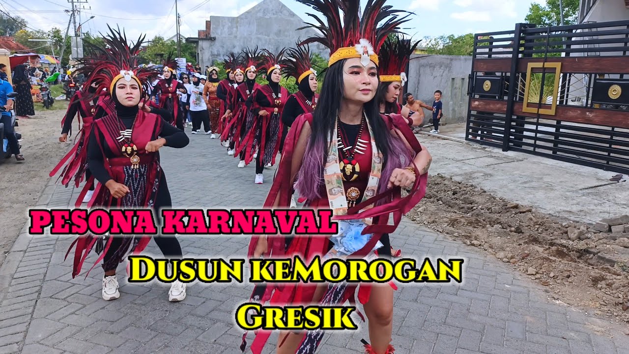 Pesona karnaval dan sedekah bumi Dusun kemorogan || Peranti Menganti gresik terbaru 2024