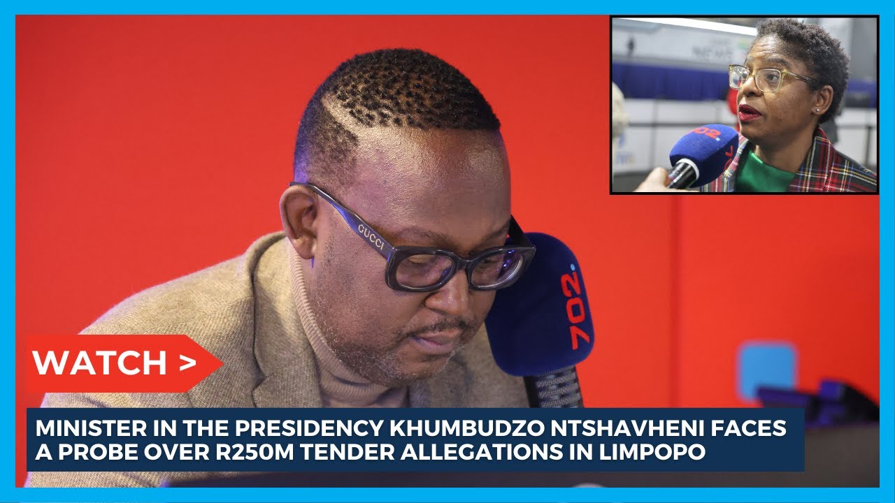 Minister in the Presidency Ntshavheni embroiled in R250M tender corruption allegation