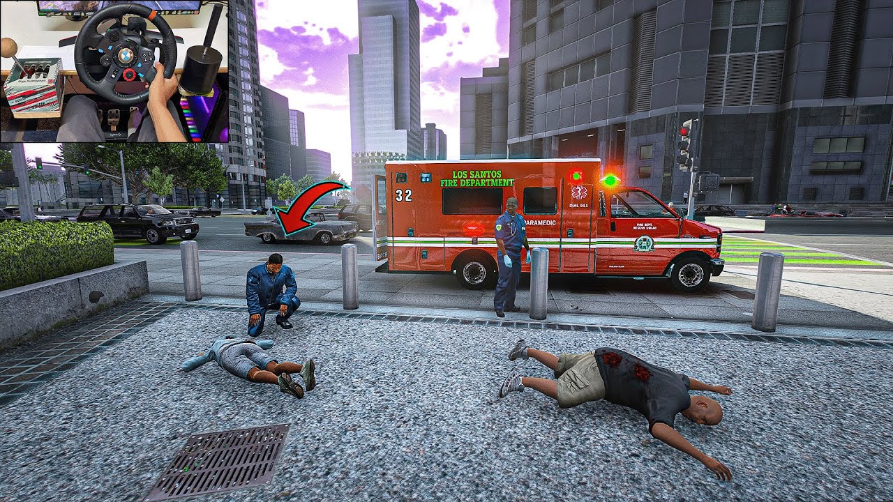 GTA V - Lets Go To Work As Paramedic in Los Santos 