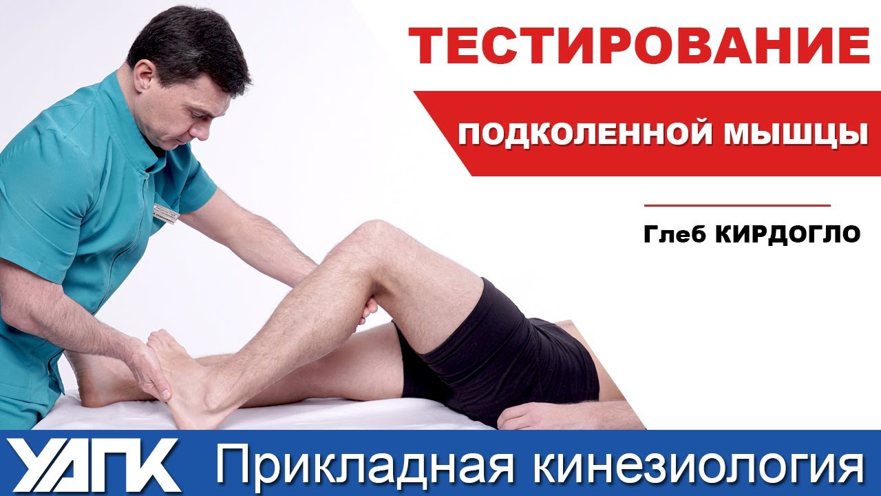 Все о тестировании Подколенной мышцы! (ММТ musculus popliteus, Глеб Кирдогло)