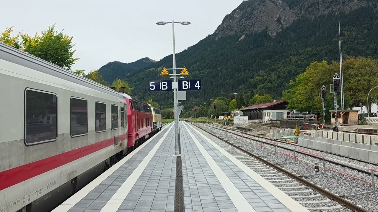 In Oberstdorf wurde am 4.10.2025, das letzte mal der InterCity IC 2084 nach Hamburg bereitgestellt