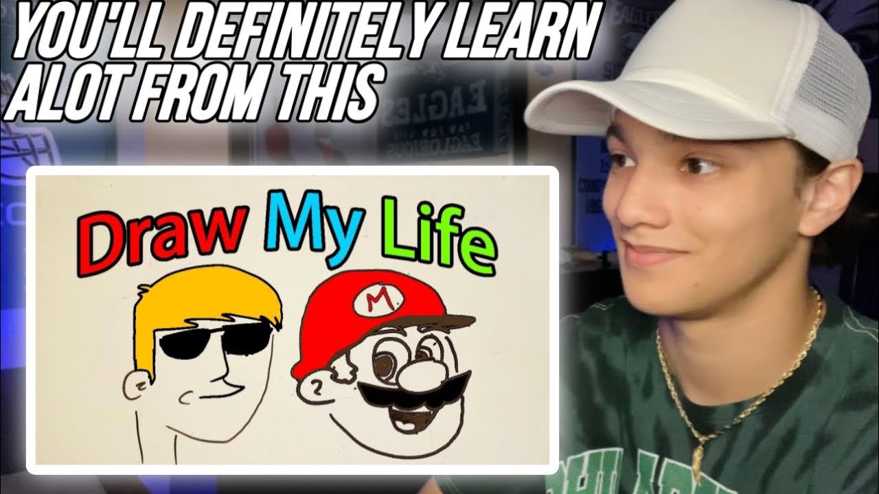 Draw My Life - SuperMarioLogan (Reaction)