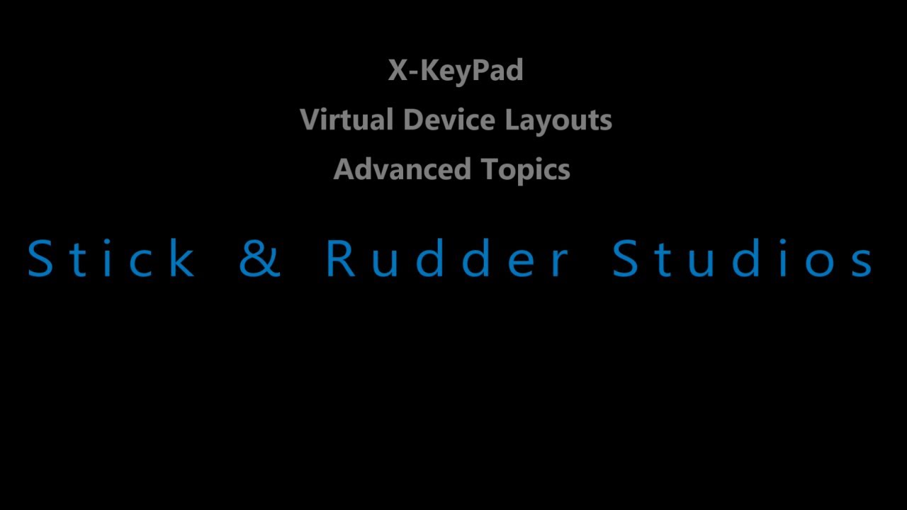 X-KeyPad for X-Plane: Virtual Device Layouts