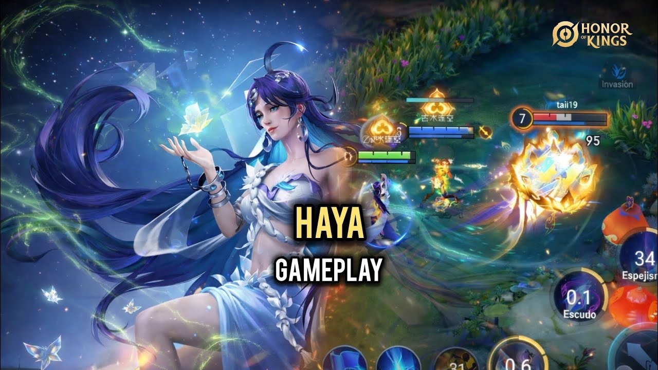 HOK : HAYA / LINEA CENTRAL GAMEPLAY | HONOR OF KINGS 