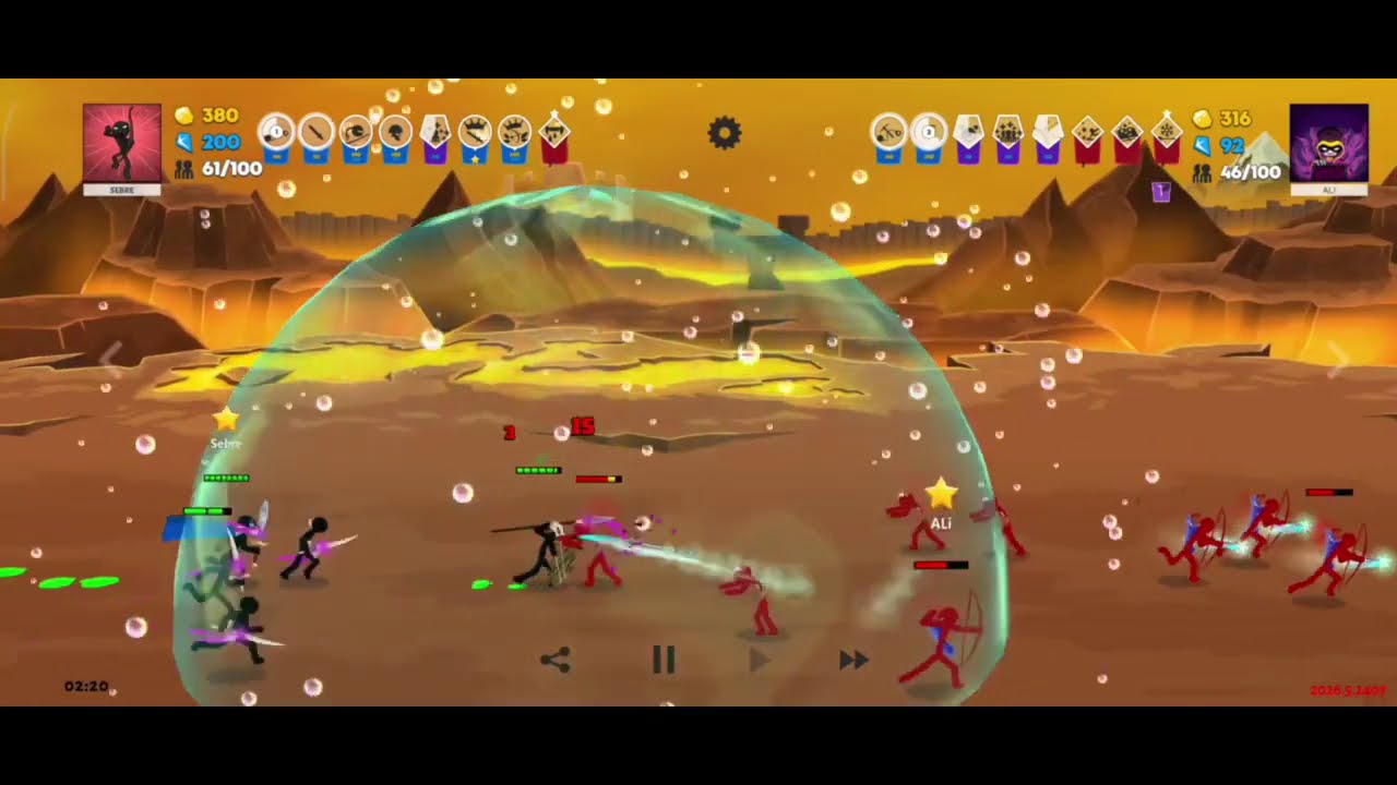 Solo General Wrathnar VS Boss Wrathnar & Final Boss Lunarclops - Stick War: Saga Campaign Mod Menu