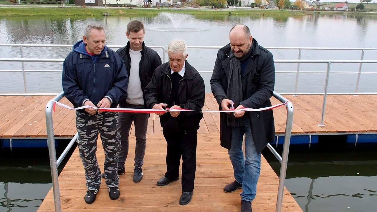 Najpierw wędkowaliśmy, a potem otworzyliśmy pomost