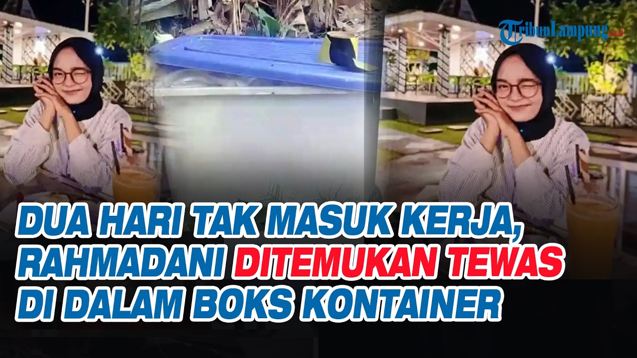 Dua Hari Tak Masuk Kerja, Rahmadani Ditemukan Tewas di Dalam Boks Kontainer