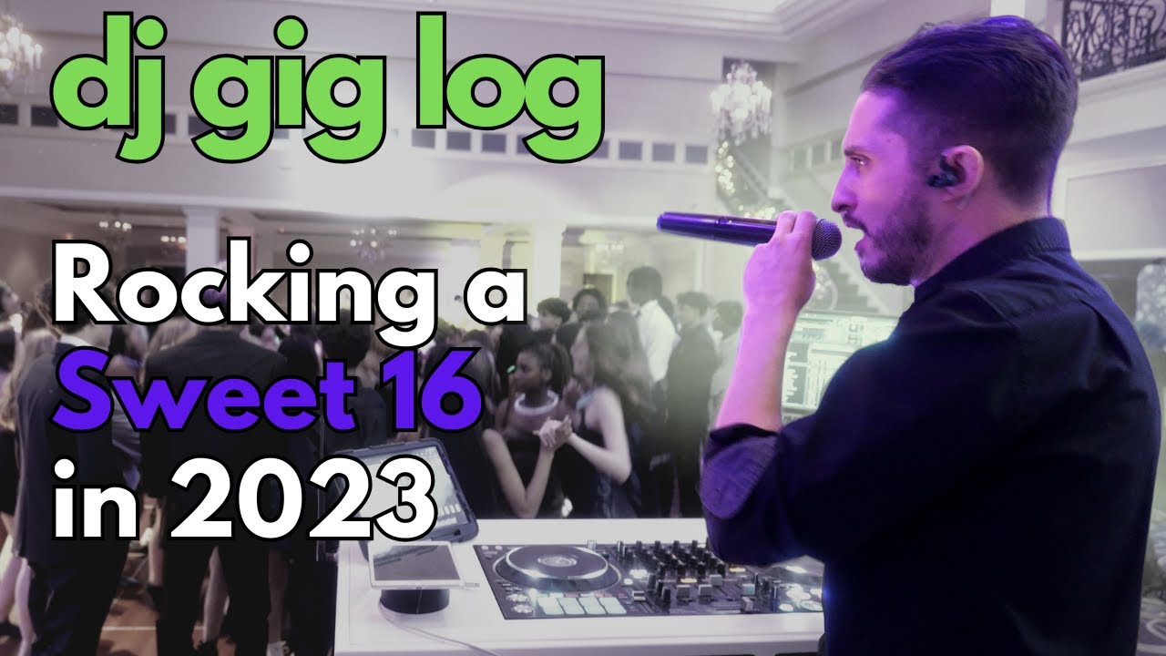 DJ GIG LOG: Rocking a Sweet 16 in 2023 | COLD SPARKS | Intelligent Lights | The Palace Somerset NJ