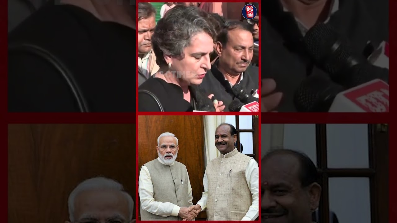 பிரதமர் மோடிக்கு தைரியம் இல்லை! - Congress MP Priyanka | Om Birla | BJP | News | Headlines | B&C