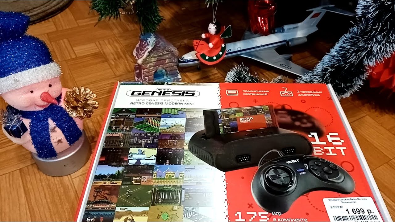 Retro Genesis Modern mini 175 игр обзор