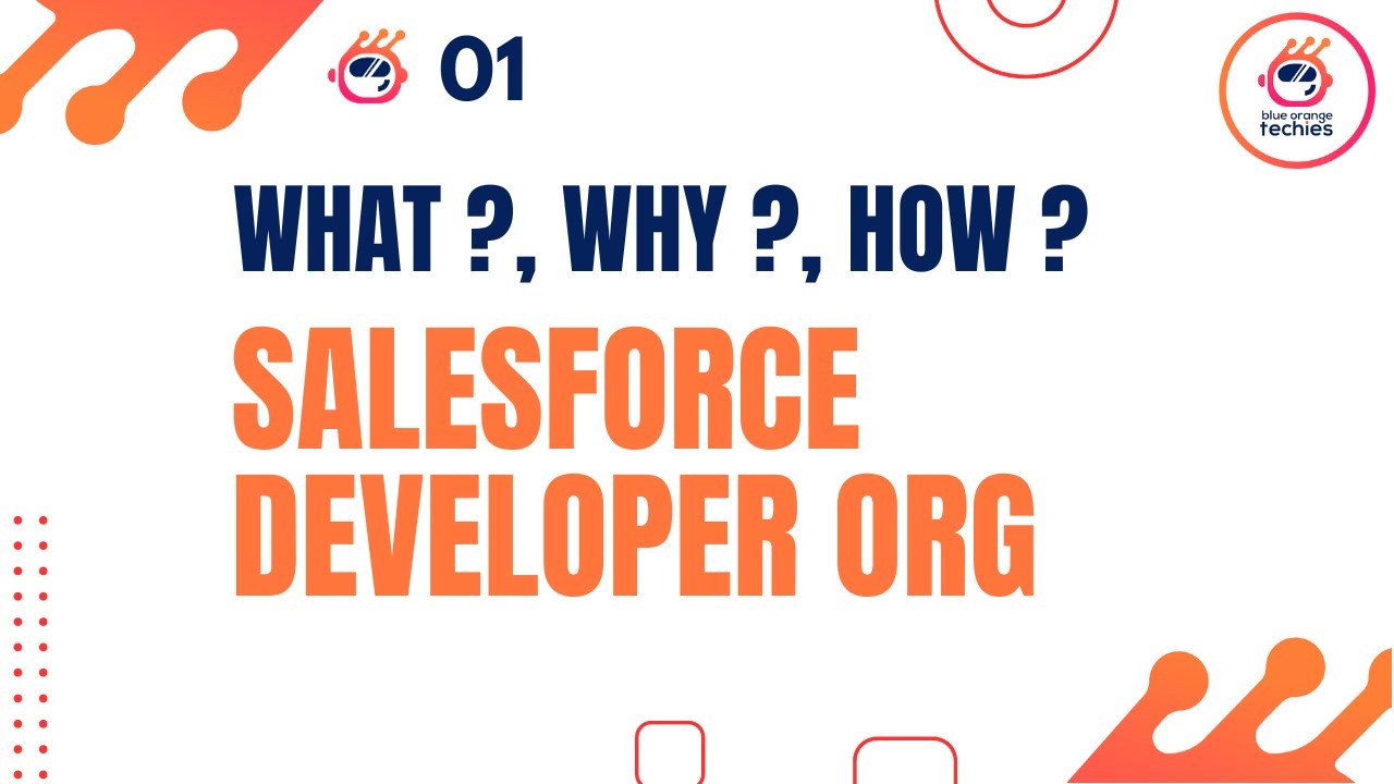 #01 What is Salesforce Org | How to Sign Up Developer Org Step By Step | Salesforce Tutorial