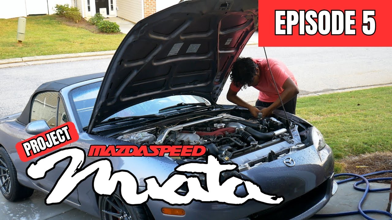 How to wash the engine bay on a Miata