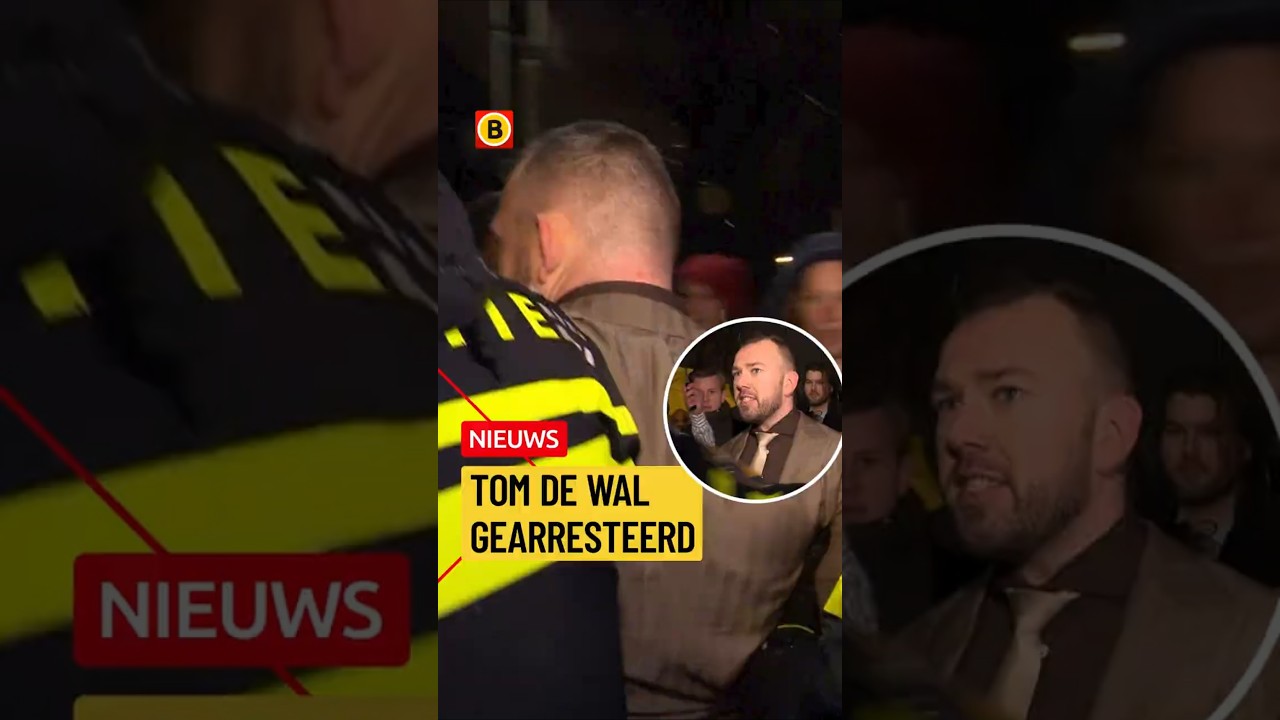 Tom de Wal gearresteerd in Tilburg | #arrestatie