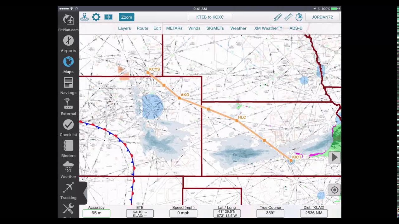 Filing Flight Plans Through FltPlan Go