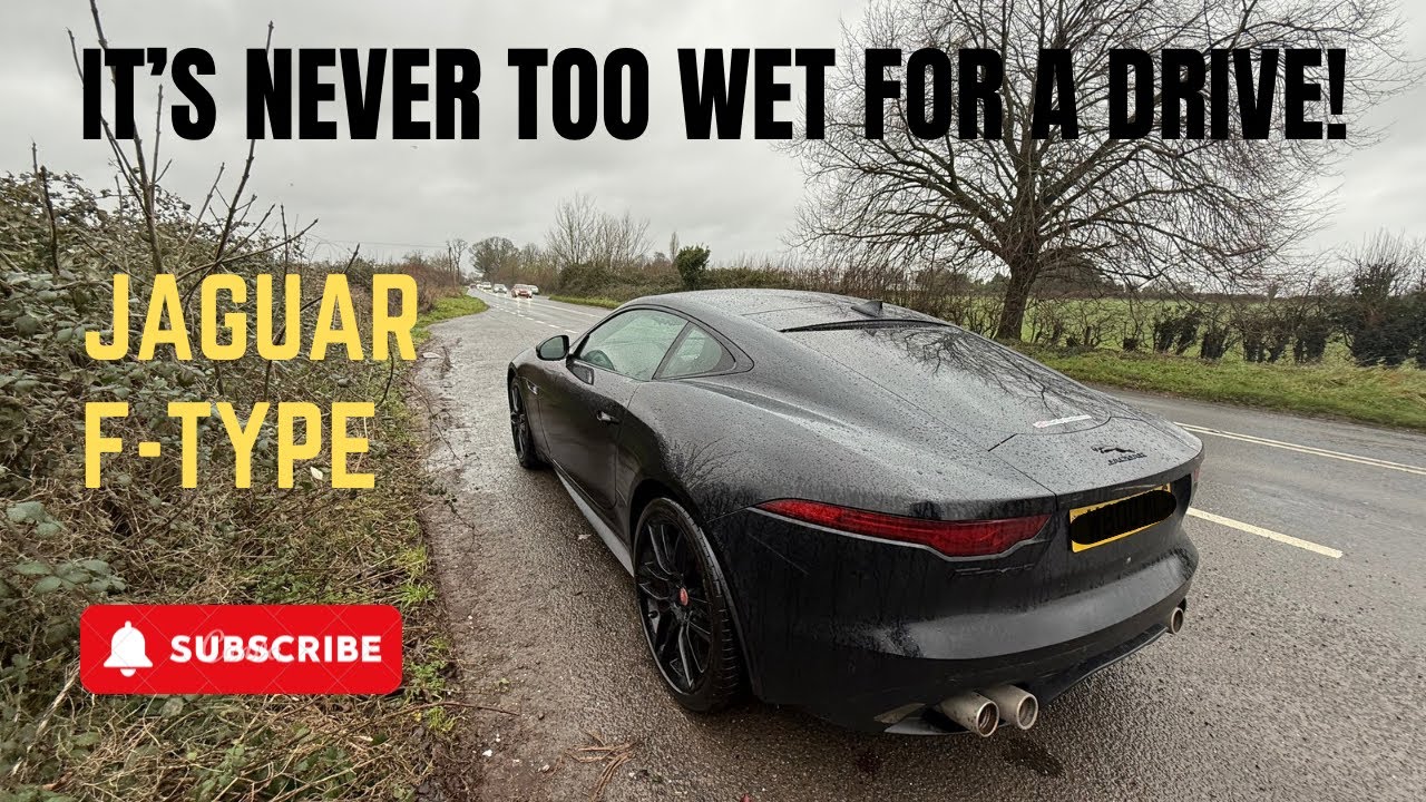 Jaguar F-Type P450 - Wet weather driving POV