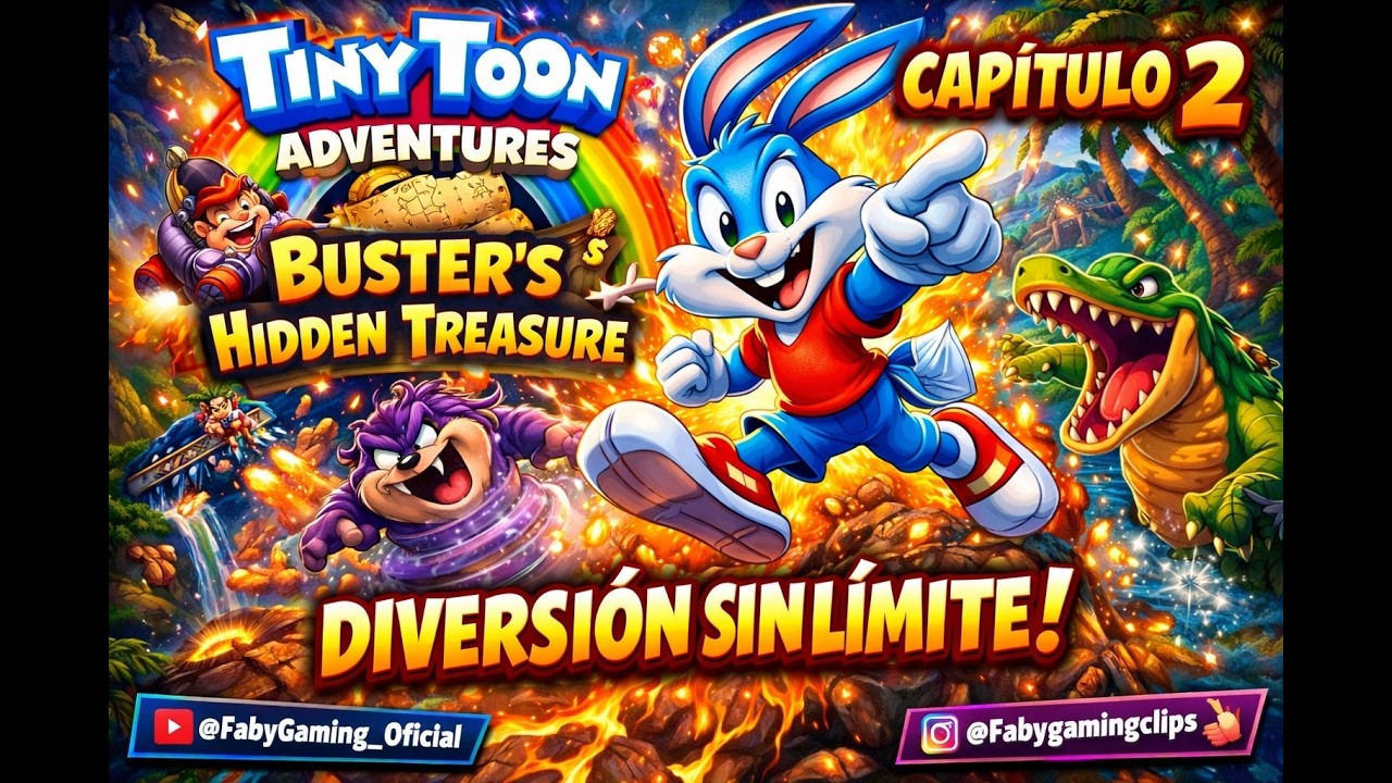 💎 El Tesoro Oculto de Buster! Desafío Retro Increíble 🐰🔥