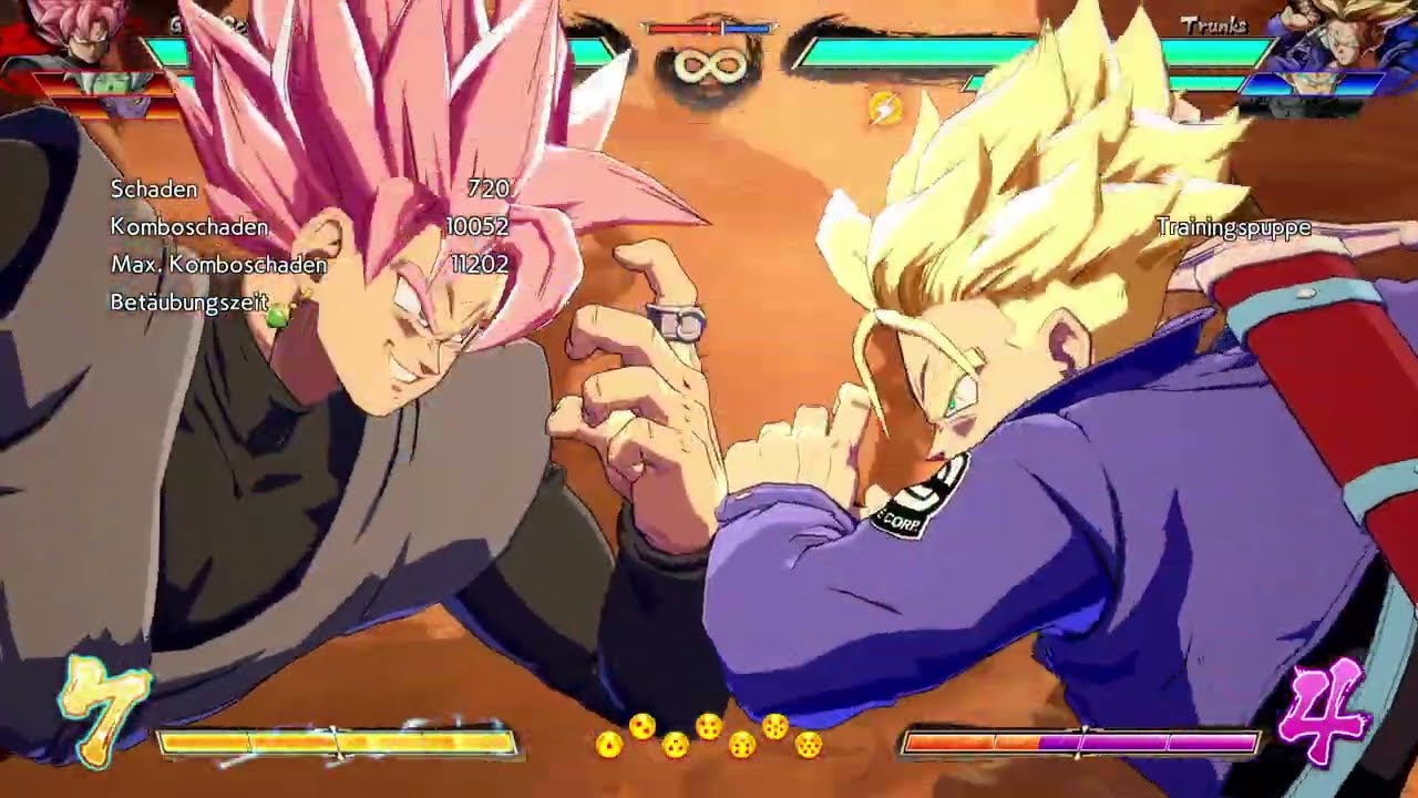 DBFZ Zamasu Rose' solo ToD combos