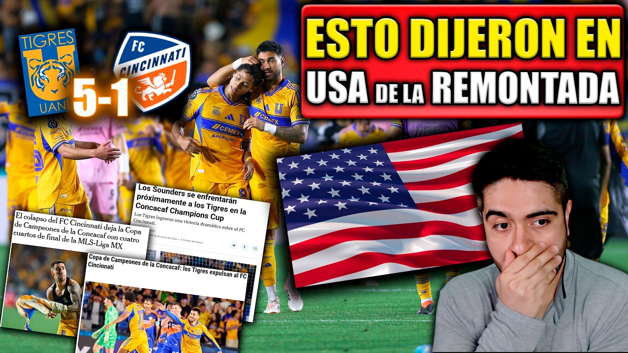 🔥ESTO DIJERON en ESTADOS UNIDOS a la REMONTADA HISTÓRICA DE TIGRES sobre el CINCINNATI