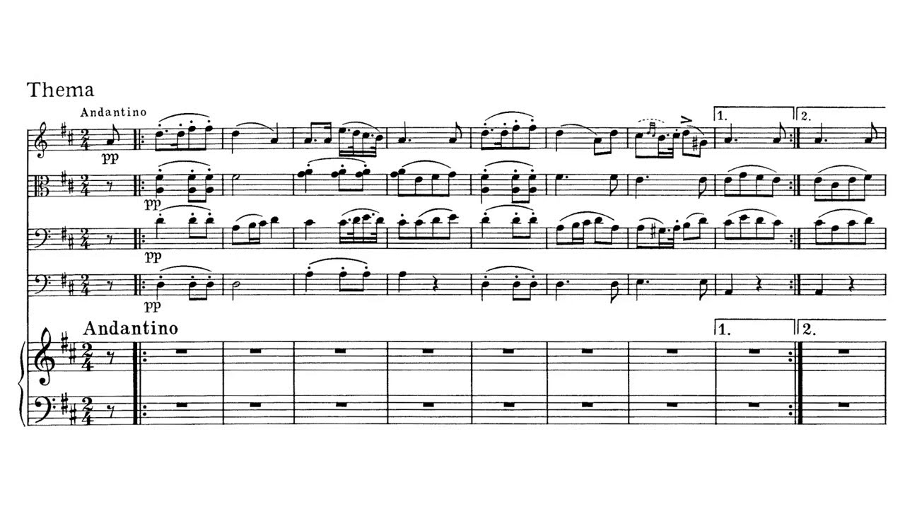 Franz Schubert - Theme and Variations on Die Forelle (from Piano Quintet in A Major, D.667 