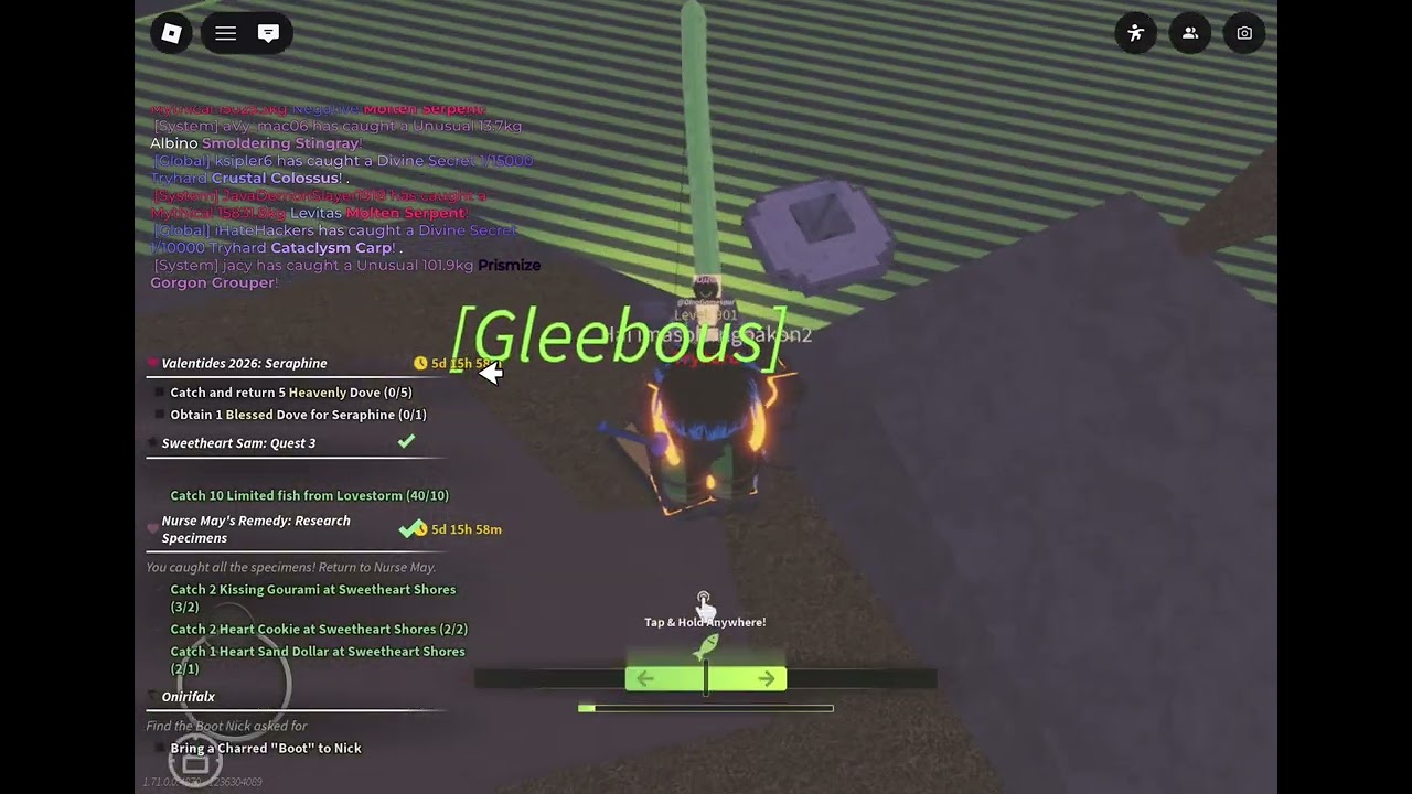 Getting the blade of glorp :D