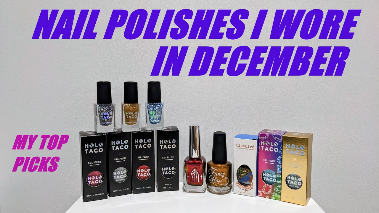 NAIL POLISH I WORE IN DECEMBER 2025/CHRISTMAS MANICURES